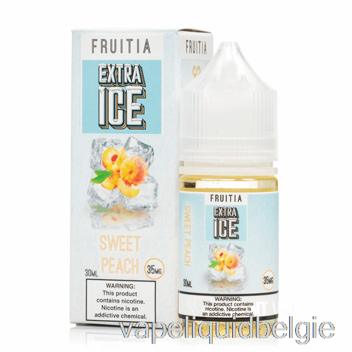 Vape België Zoete Perzik - Extra Ijs - Fruitiazouten - 30ml 35mg